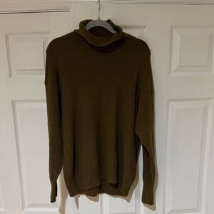 Wilfred Free Womens  Turtleneck Sweater in Rich Brown